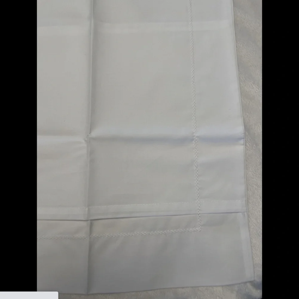 NEW‎ Yves Delorme Stitched (1) Euro Sham Case in White